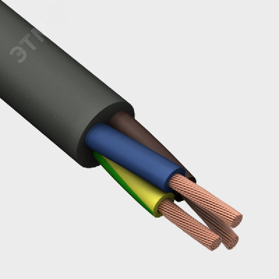Провод ПВСнг(А)-LS 3х0.75 (ч) ТРТС