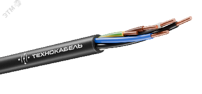 Кабель силовой ВВГнг(А)-LSLTx  5х1.5 ок(N.PE)-0.660 ТРТС