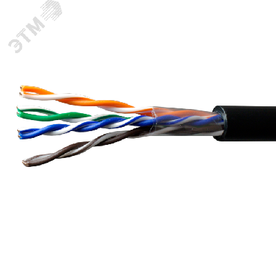 Витая пара SUPRLAN Standard UTP 5e 4x2xAWG24 Cu PE Out.