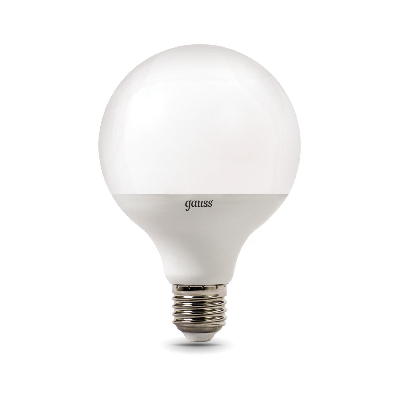 Лампа светодиодная LED 16 Вт 1480 лм 3000К AC150-265В E27 шар G95 теплая Black