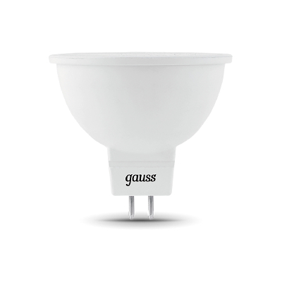 Лампа светодиодная LED 5 Вт 530 лм 6500К AC150-265В GU5.3 софит MR16 холодная Black