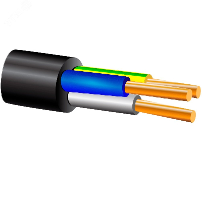 Кабель силовой ВВГ 3х1.5ок (N, PE) - 0.66 ТРТС