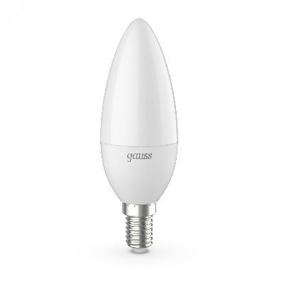 Лампа светодиодная LED 6.5 Вт 520 лм 3000К AC150-265В E14 свеча теплая  Black Gauss