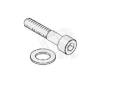 Винты 1/4 оборота и шайбы