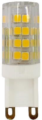 Лампы СВЕТОДИОДНЫЕ СТАНДАРТ LED JCD-5W-CER-827-G9 ЭРА (диод, капсула, 5Вт, тепл, G9)