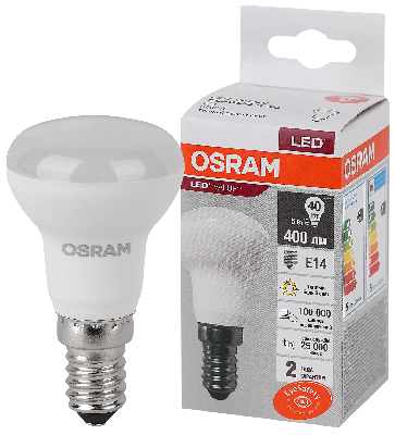 Лампа светодиодная LED 5 Вт E14 3000К 400Лм гриб 220 В (замена 40Вт) OSRAM