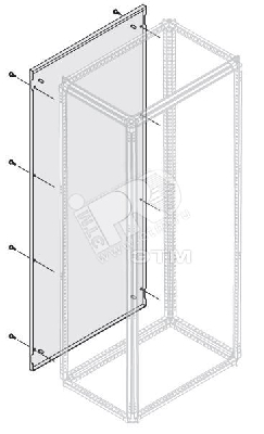 Панель задняя IP30/40 H=2000мм W=400мм