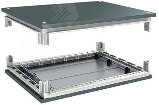 Комплект, крыша и основание, для шкафов CQE, 1000 x 500 мм