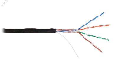 Витая пара СORDLINE U/UTP 4 пары 5e Сu одж.       24AWG(0,51мм) нр.LDPE чн.305м