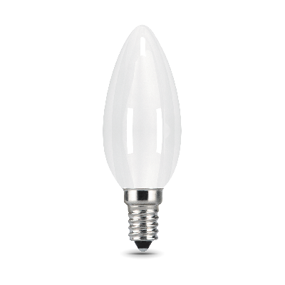 Лампа светодиодная филаментная LED 9 Вт 590 лм 3000К AC185-265В E14 свеча теплая матовая колба диммируемая Black Filament