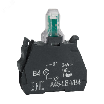 Световой блок OptiSignal D22 A45-LB-VB4 красный 24VACDC ZBVB4