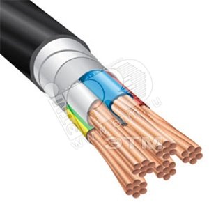 Кабель силовой ВБШвнг(А)-LS 5х25мк(N,PE)-1 ТРТС   многопроволочный