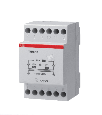 Трансформатор модульный звонковый 220/24(12+12) 40VA