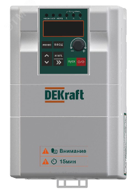 Преобразователь частоты DEKV060- 2.2кВт 3 фазы 380В с торм. Модулем