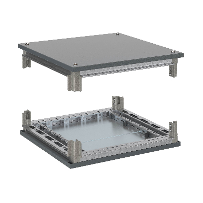 Комплект, крыша и основание, для оцинкованных     шкафов CQE, 800 x 800 мм