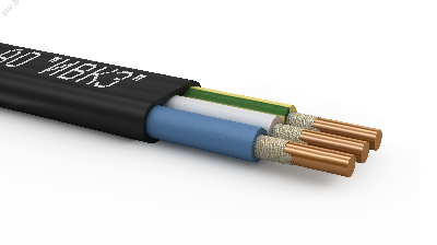 Кабель силовой ВВГ-Пнг(А)-FRLS 3х2.5 ок           (N.РЕ)-0.66 плоский ТРТС  100м