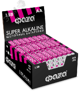 Элемент питания алкалиновый, LR 6(АА)ФАZА Super   Alkaline 4шт