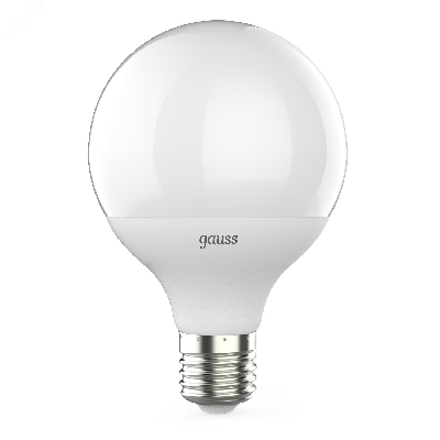 Лампа светодиодная LED 16 Вт 1480 лм 3000К AC150-265В E27 шар G95 теплая Black