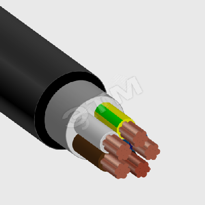 Кабель силовой ВВГнг(А)-LS 5x35 мк(N, PE)-0.66